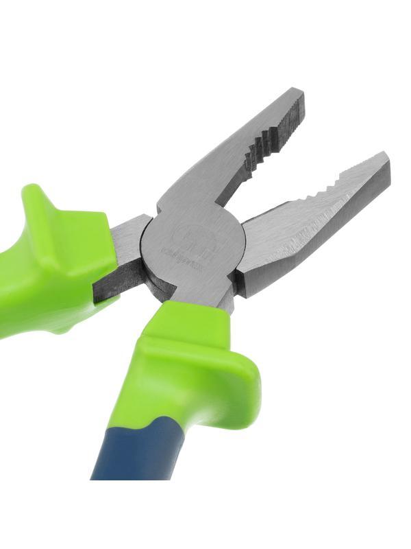 Плоскогубцы комбинированные, 200 мм, двухкомпонентные рукоятки Сибртех