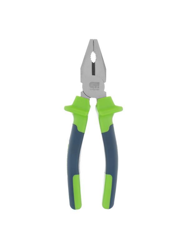 Плоскогубцы комбинированные, 200 мм, двухкомпонентные рукоятки Сибртех