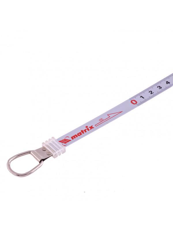Рулетка геодезическая 50 м х 12,5 мм, закрытый корпус, стальная лента, односторонняя шкала, Pro Matrix