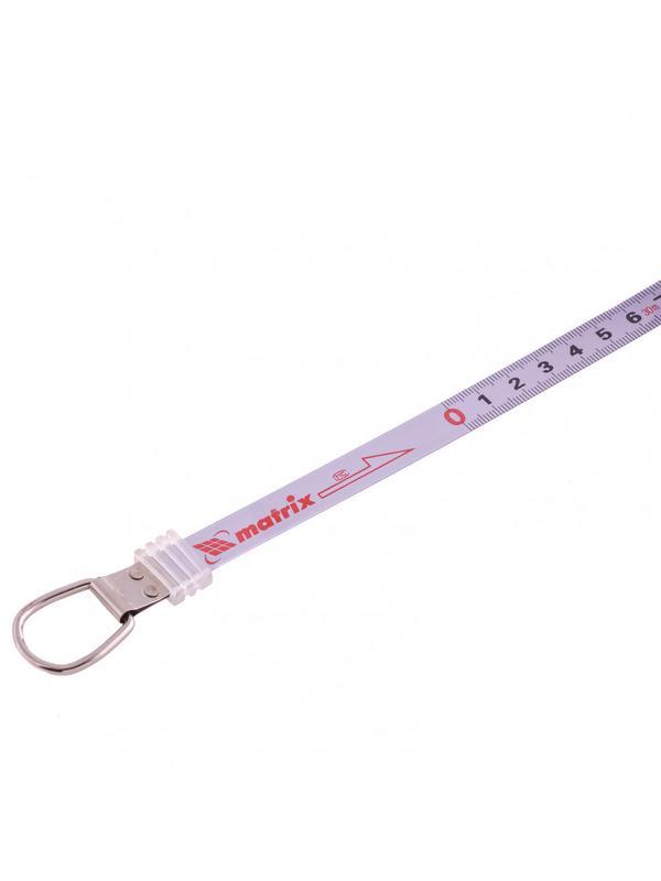 Рулетка геодезическая 50 м х 12,5 мм, закрытый корпус, стальная лента, односторонняя шкала, Pro Matrix