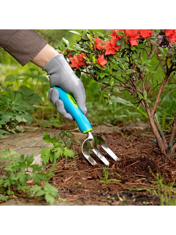 Вилка посадочная, 80 х 290 мм, нержавеющая сталь, двухкомпонентная рукоятка, Premium Plus, Palisad