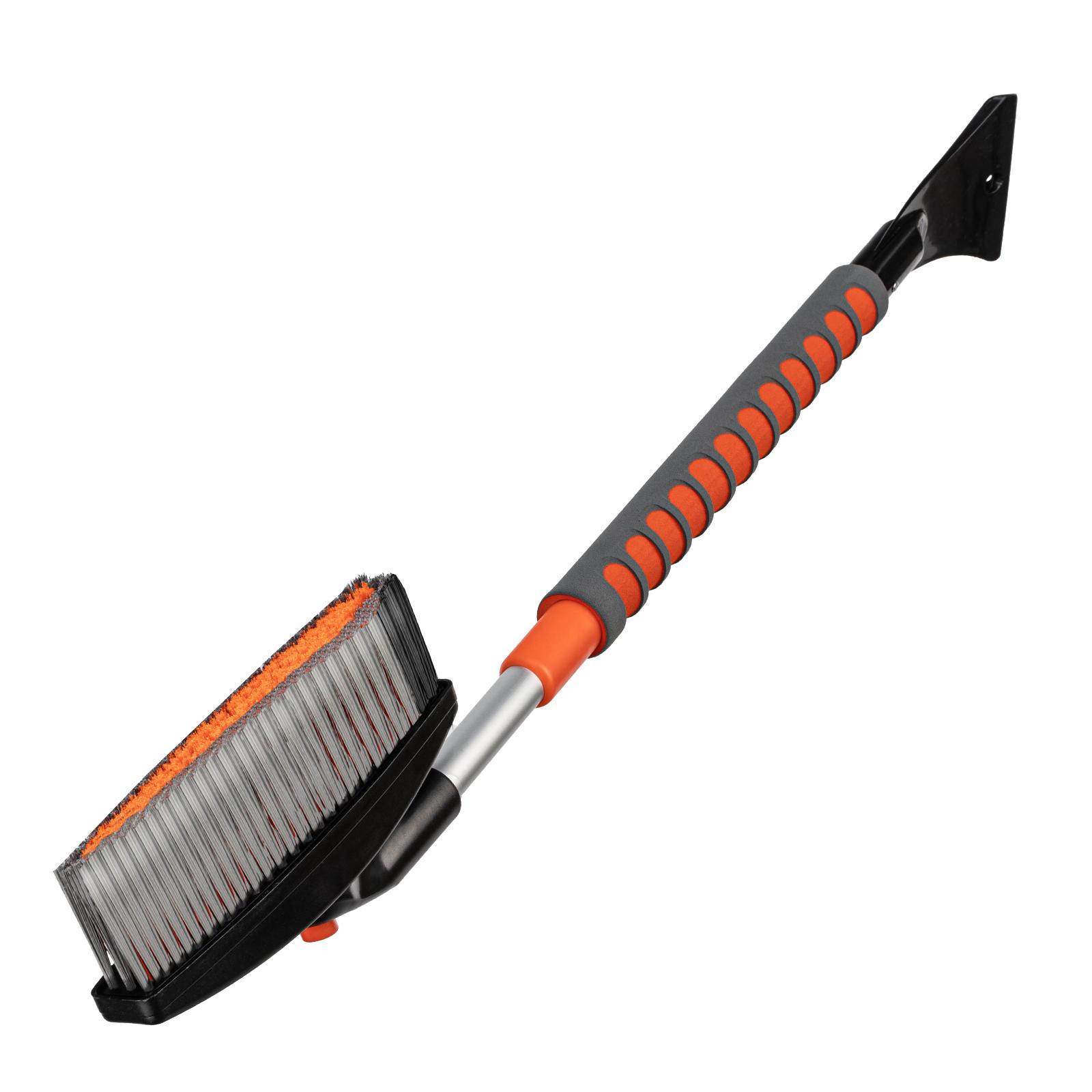 Щетка-сметка для снега со скребком телескопическая Stels 55313