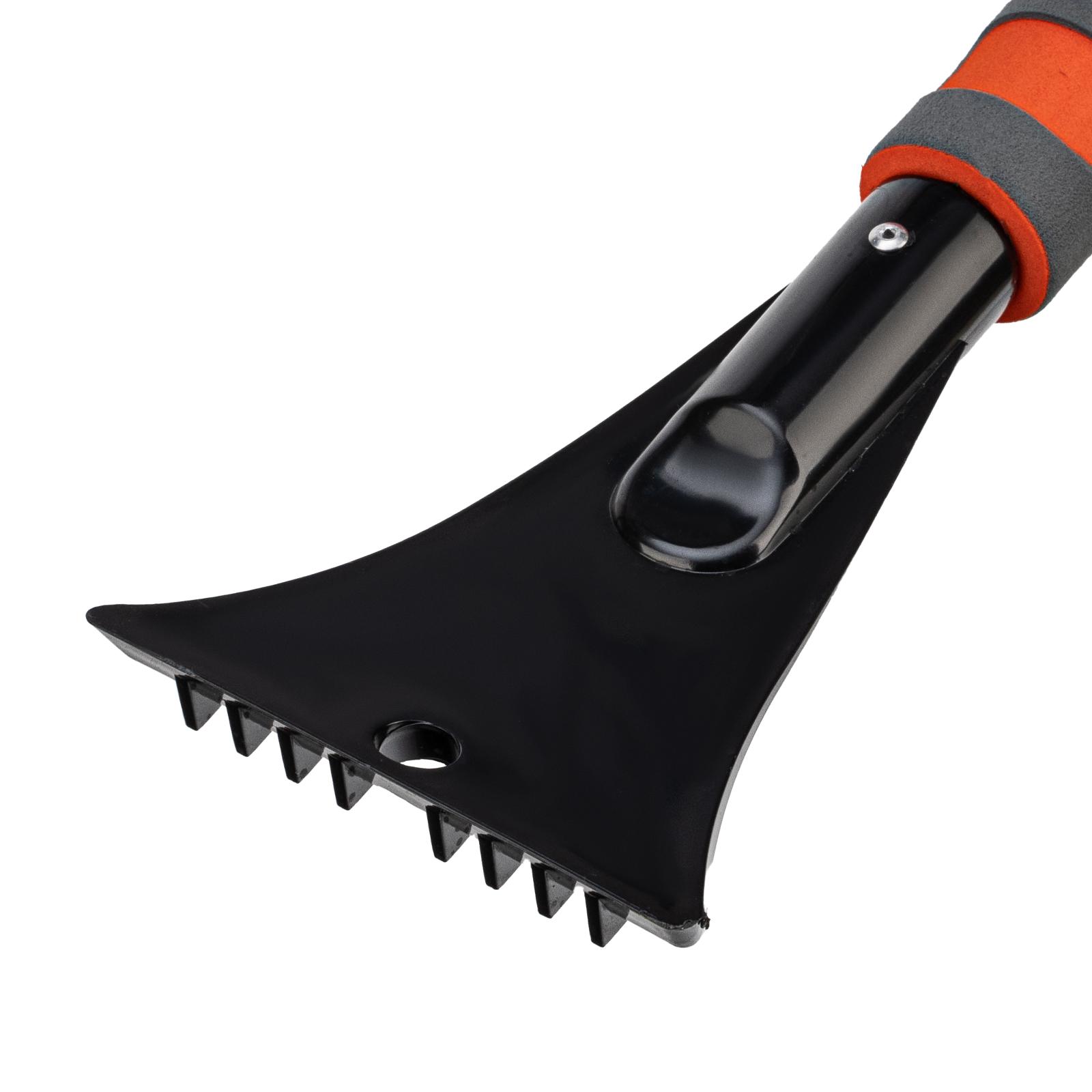 Щетка-сметка для снега со скребком телескопическая Stels 55313