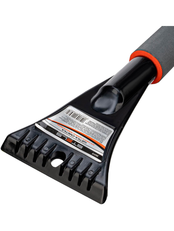 Щетка-сметка для снега со скребком телескопическая Stels 55313