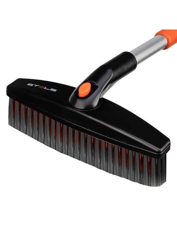 Щетка-сметка для снега со скребком телескопическая Stels 55313