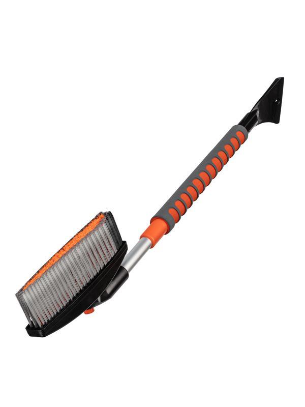 Щетка-сметка для снега со скребком телескопическая Stels 55313