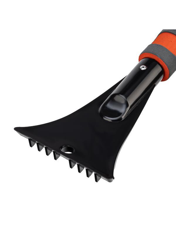 Щетка-сметка для снега со скребком телескопическая Stels 55313