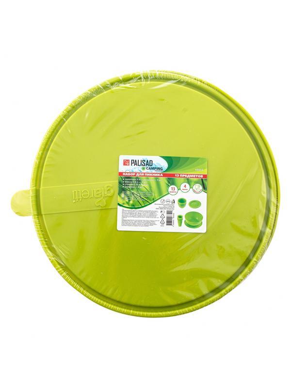 Набор для пикника на 4 персоны, 13 предметов, Camping Palisad