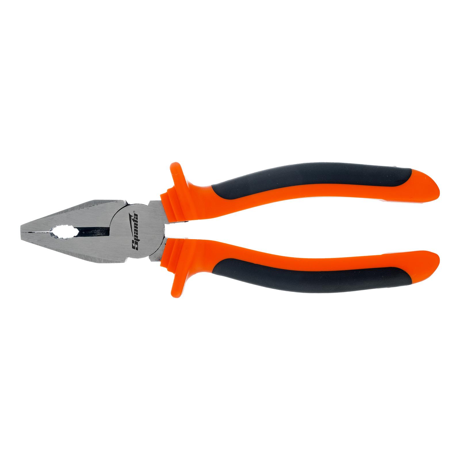 Плоскогубцы комбинированные Comfort, 200 мм, шлифованные, двухкомпонентные рукоятки Sparta