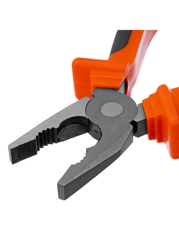 Плоскогубцы комбинированные Comfort, 200 мм, шлифованные, двухкомпонентные рукоятки Sparta