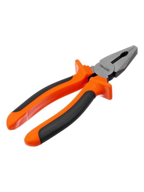 Плоскогубцы комбинированные Comfort, 200 мм, шлифованные, двухкомпонентные рукоятки Sparta