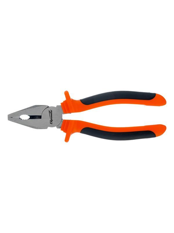 Плоскогубцы комбинированные Comfort, 200 мм, шлифованные, двухкомпонентные рукоятки Sparta