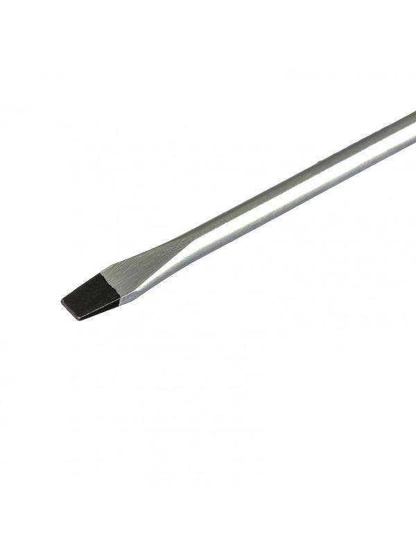 Отвертка, SL4 х 100 мм, CrV, трехкомпонентная рукоятка Сибртех