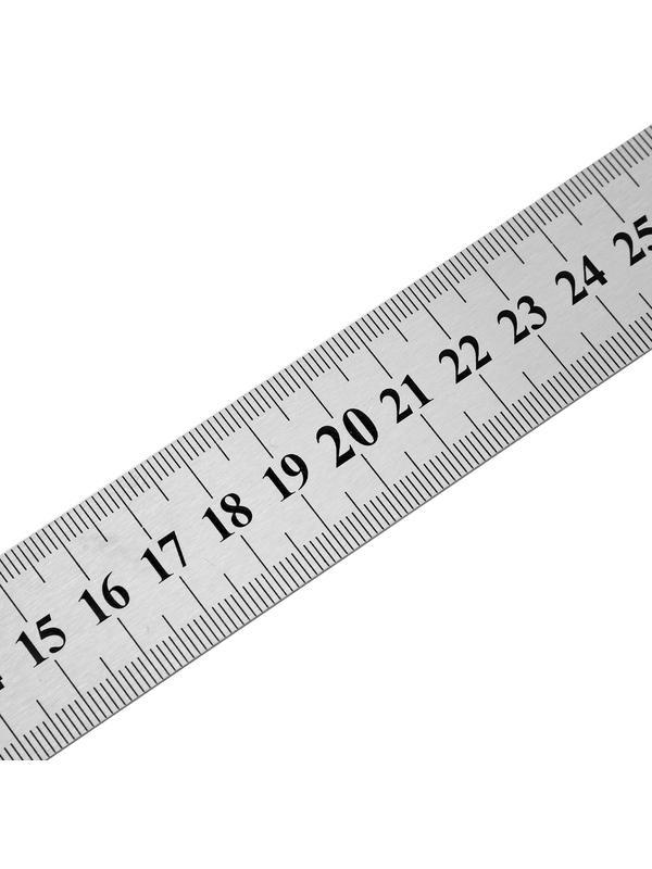 Линейка измерительная, 500 мм, металлическая Sparta