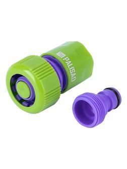 Соединитель-адаптер пластмассовый, 3/4, внешняя резьба, соединитель шланга 3/4 Palisad