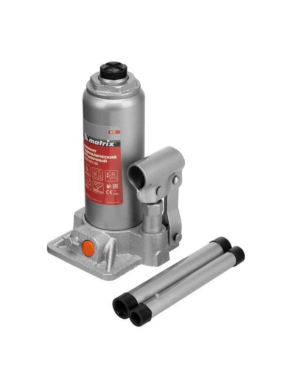 Домкрат гидравлический бутылочный, 4 т, h подъема 194-372 мм Matrix