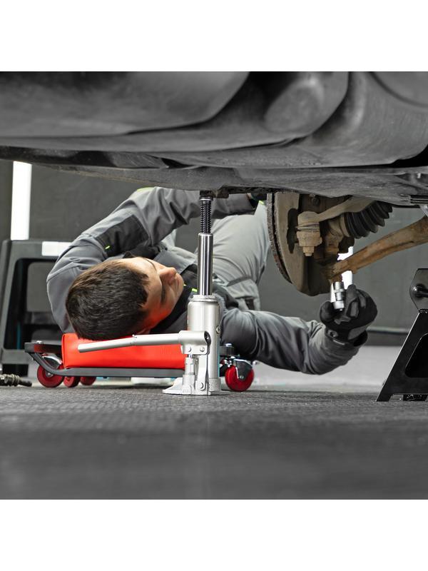 Домкрат гидравлический бутылочный, 4 т, h подъема 194-372 мм Matrix