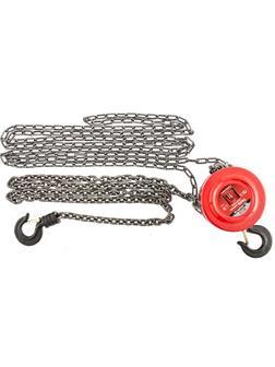 Таль цепная, 1 т, H подъема 2.5 м, расстояние между крюками 300 мм Matrix