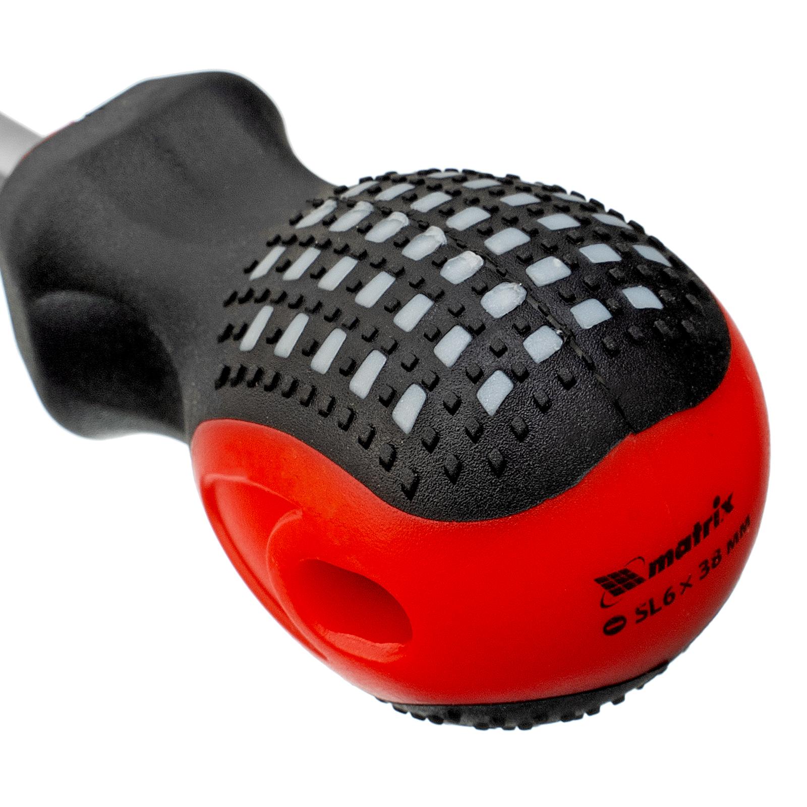 Отвертка Fusion, SL6 х 38 мм, CrV, трехкомпонентная рукоятка 