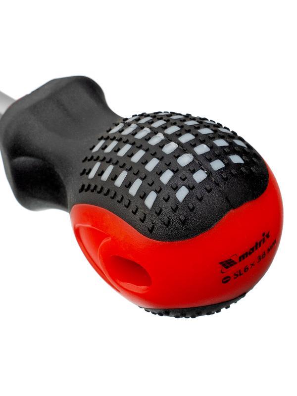 Отвертка Fusion, SL6 х 38 мм, CrV, трехкомпонентная рукоятка 