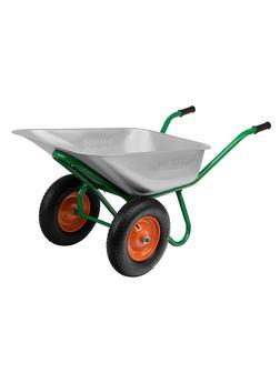 Тачка садово-строительная, 2-х колесная, усиленная, грузоподъемность 320 кг, объем 100 л Palisad