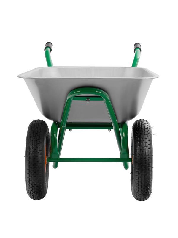 Тачка садово-строительная, 2-х колесная, усиленная, грузоподъемность 320 кг, объем 100 л Palisad