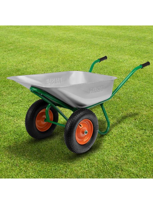 Тачка садово-строительная, 2-х колесная, усиленная, грузоподъемность 320 кг, объем 100 л Palisad