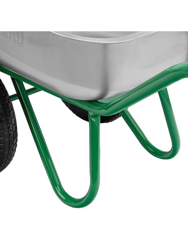 Тачка садово-строительная, 2-х колесная, усиленная, грузоподъемность 320 кг, объем 100 л Palisad