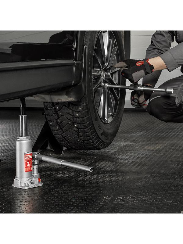 Домкрат гидравлический бутылочный, 3 т, высота подъема 194-372 мм Matrix