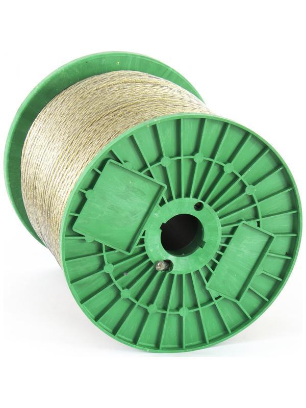 Трос металлополимерный прозрачный ПР-6.0, толщина 6.0 мм, катушка 150 метров Россия Сибртех