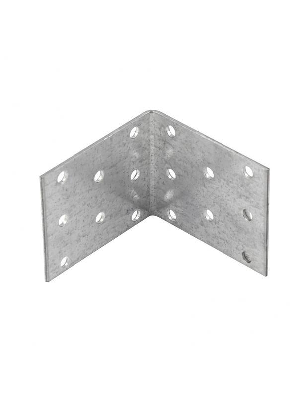 Крепежный уголок равносторонний 2 мм, KUR 60 x 60 x 50 мм Россия Сибртех