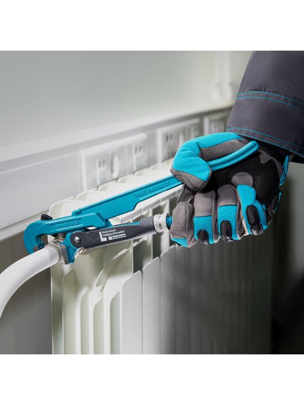 Ключ трубный рычажный 3/4, №0, цельнокованый, CrV, тип 