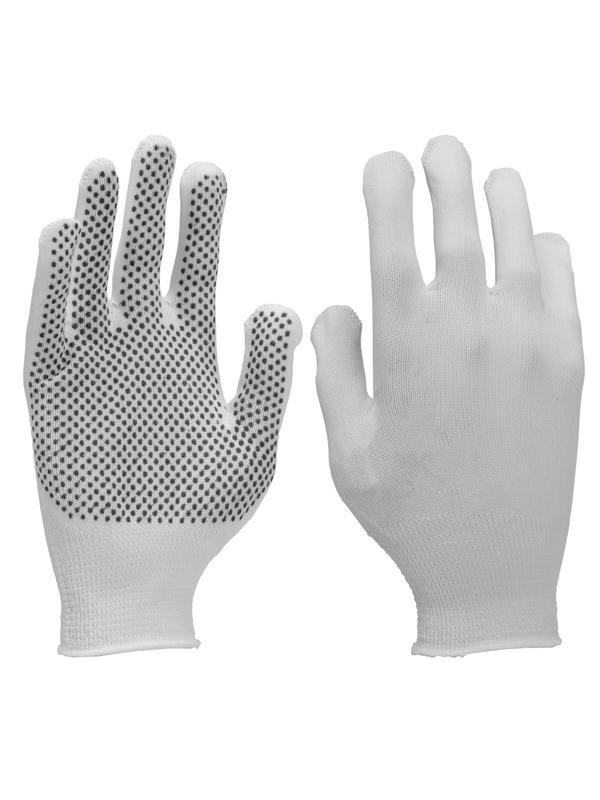 Перчатки в наборе, 4 пары, цвета в ассортименте, ПВХ точка, L, Россия// Palisad