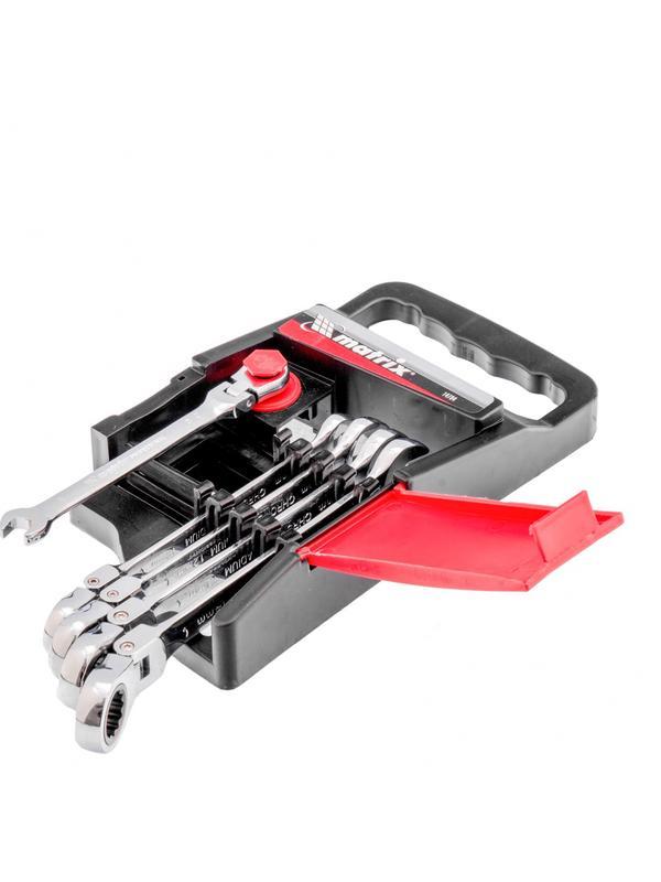 Набор ключей комбинированных, трещоточных шарнирных 5 шт. Matrix