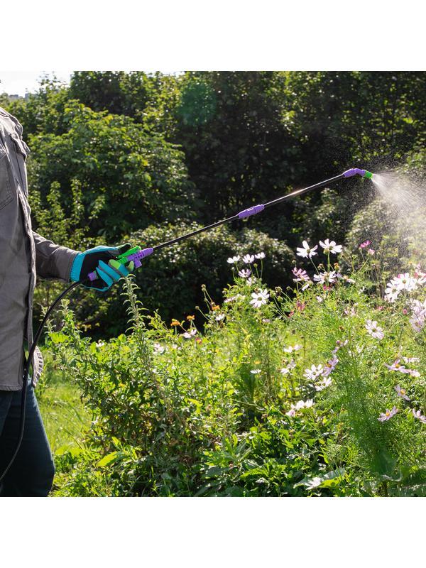 Опрыскиватель ручной усиленный с горловиной 7 л, с насосом, шлангом и разбрызгивателем Palisad