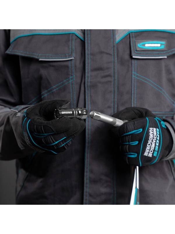 Головка торцевая свечная, магнитная, двенадцатигранная, 14 мм, под квадрат 1/2 Gross