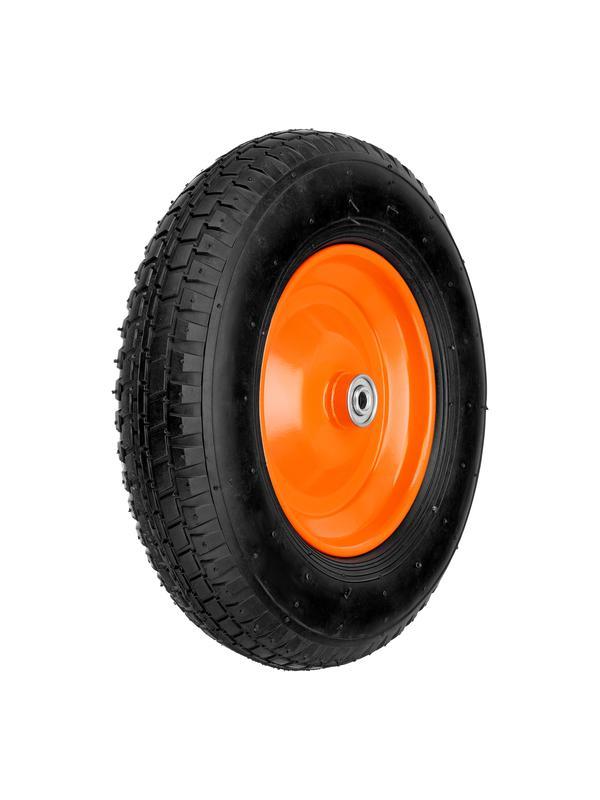 Колесо пневматическое 4.80/4.00-8 D 380 мм, внутренний подшипник D 12 мм, длина оси 90 мм Palisad