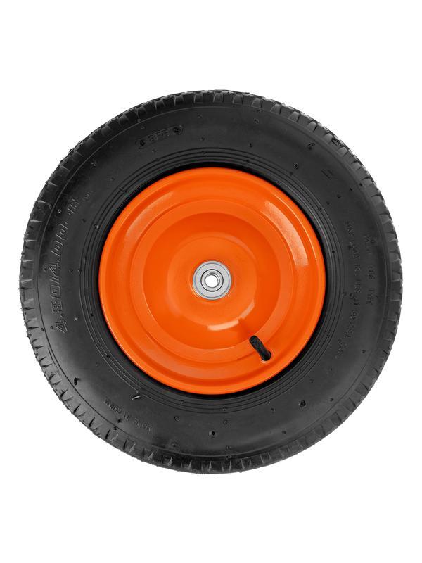 Колесо пневматическое 4.80/4.00-8 D 380 мм, внутренний подшипник D 12 мм, длина оси 90 мм Palisad