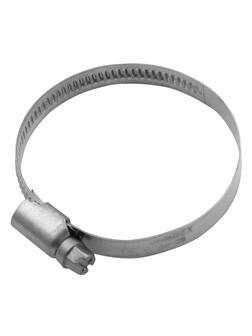 Хомуты нержавеющая сталь, Стандартное болтовое крепление 40-60 мм, 50 штук в упаковке, ширина 9 мм Сибртех