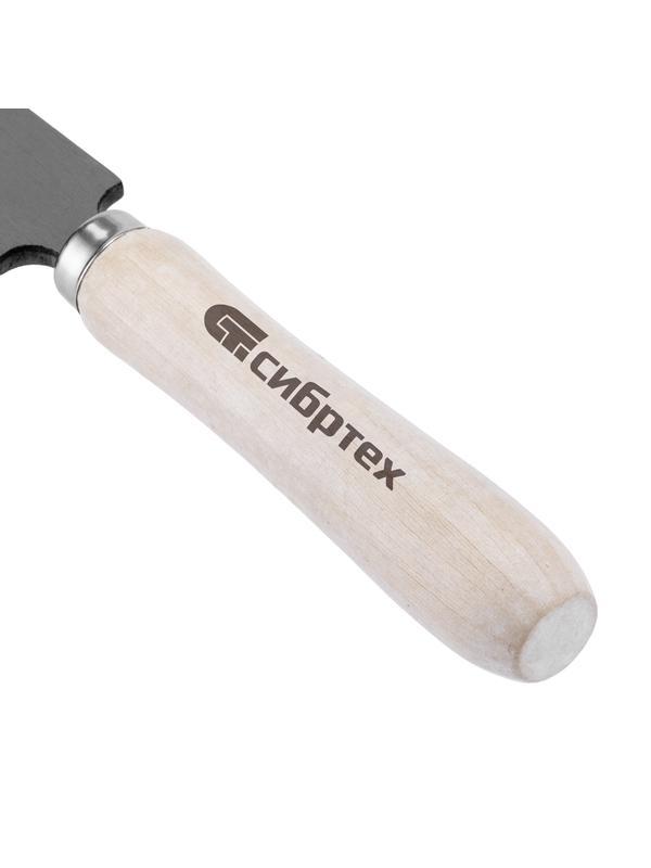 Напильник плоский, 300 мм, деревянная ручка Сибртех