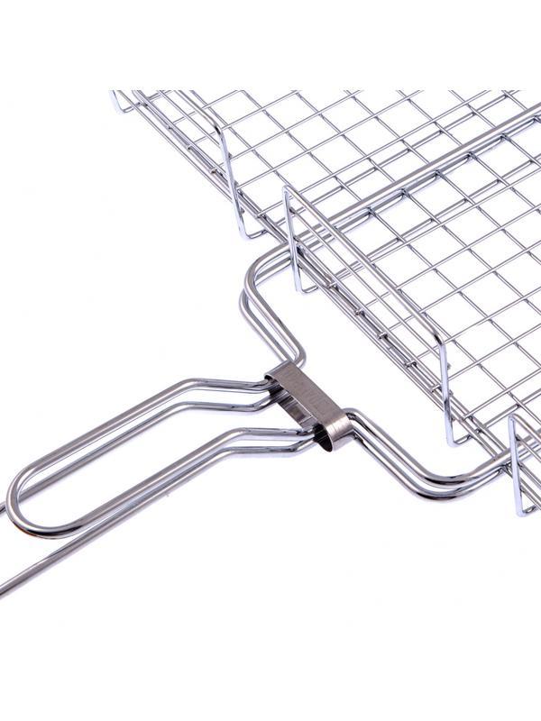 Решетка гриль 315 х 410 х 70 мм, объемная, хромированная Camping Palisad