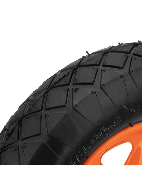 Колесо пневматическое «Звезда» 4.80/4.00-8 D380 мм, внутренний диаметр подшипника 20 мм, длина оси 90 мм Palisad