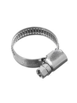 Хомуты нержавеющая сталь, Стандартное болтовое крепление 16-27 мм, 100 штук в упаковке, ширина 9 мм Сибртех