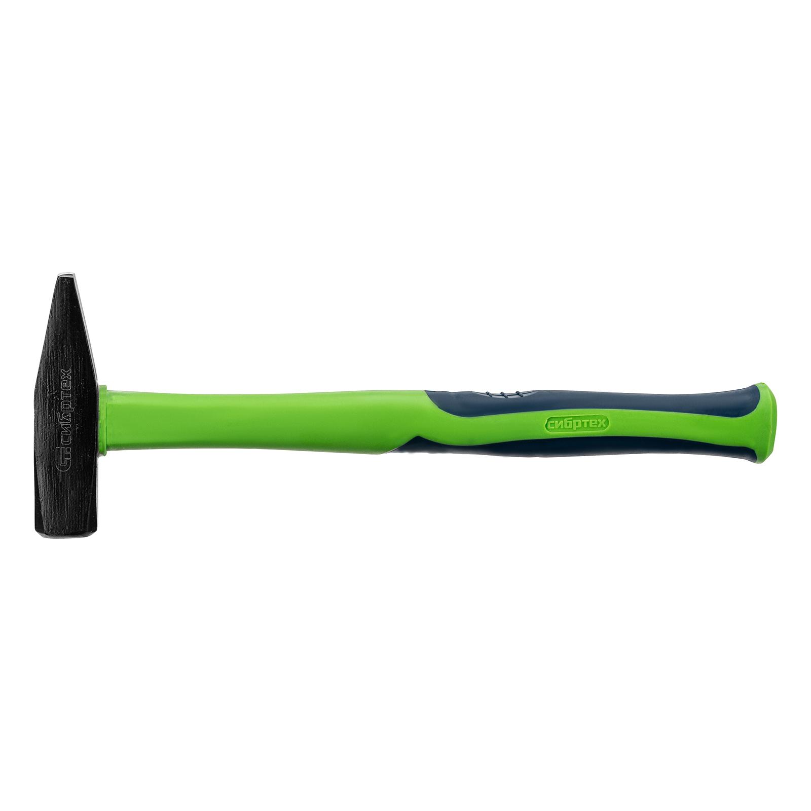 Молоток слесарный, 500 г, фибергласовая обрезиненная рукоятка Сибртех