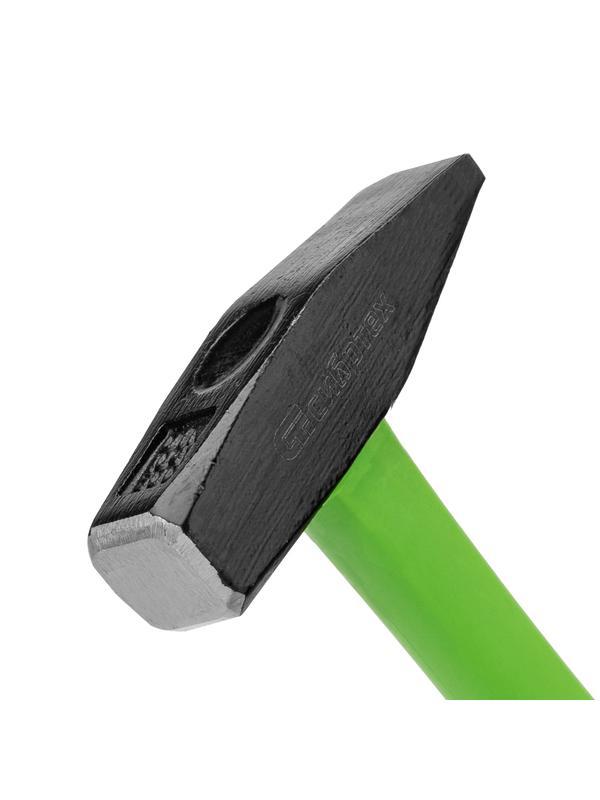 Молоток слесарный, 500 г, фибергласовая обрезиненная рукоятка Сибртех