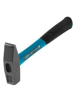 Молоток слесарный, 800 г, квадратный боек, фибергласовая обрезиненная рукоятка Gross