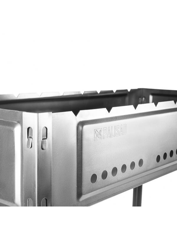 Мангал с ребрами жесткости 700 х 300 х 700 мм, Россия Camping Palisad