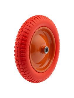 Колесо полиуретановое 3.00-8, длина оси 90 мм, подшипник 20 мм Palisad