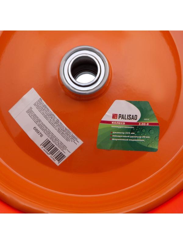 Колесо полиуретановое 3.00-8, длина оси 90 мм, подшипник 20 мм Palisad
