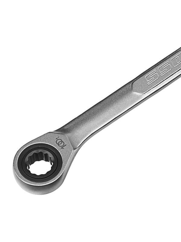 Ключ комбинированный трещоточный, 9 мм, количество зубьев 100 Gross